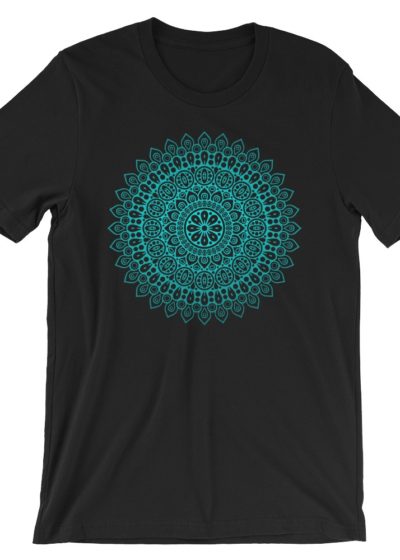 vosenta unisex t-shirt mandala black