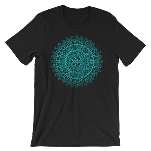 vosenta unisex t-shirt mandala black