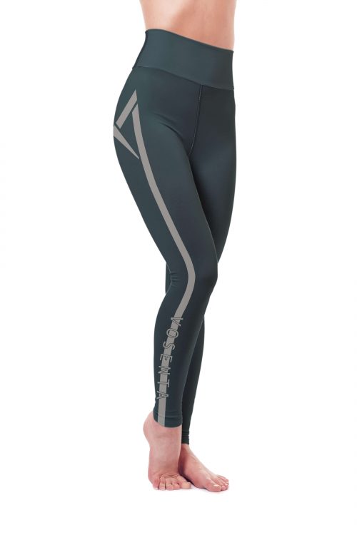 Vosenta v-line design yoga leggings green