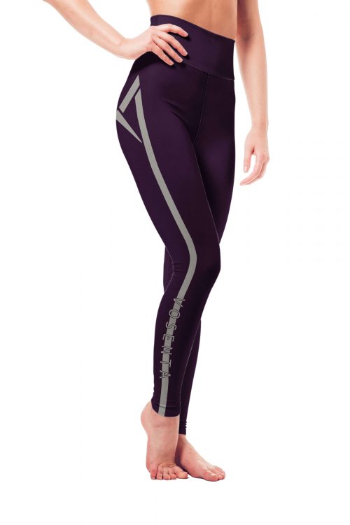 Vosenta v-line yoga leggings purple