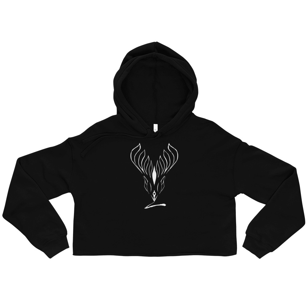 Vosenta Black Crop hoodie