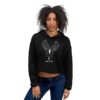 Vosenta Black Crop hoodie