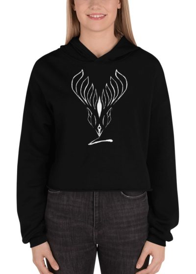 Vosenta Black Crop hoodie