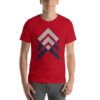 Vosenta red tshirt geometric