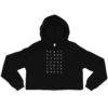 Vosenta Black Crop hoodie