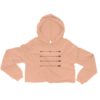 crop hoodie peach color arrow