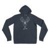 Vosenta unisex hoodie navy flat