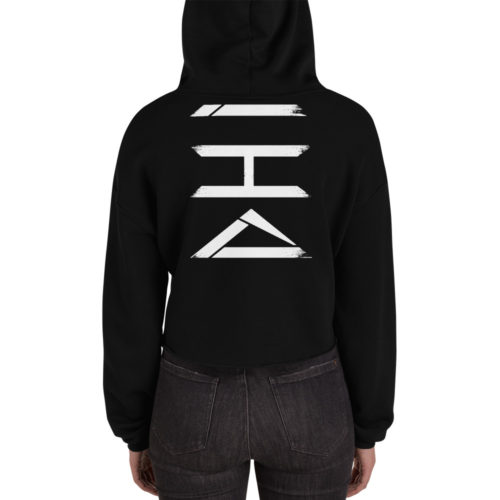 Vosenta Black Crop hoodie