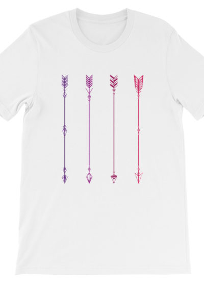 Vosenta white tshirt arrow