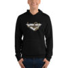 Vosenta unisex hoodie black snake