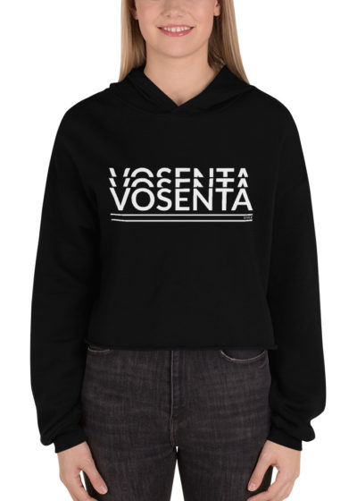 Vosenta Black Crop hoodie
