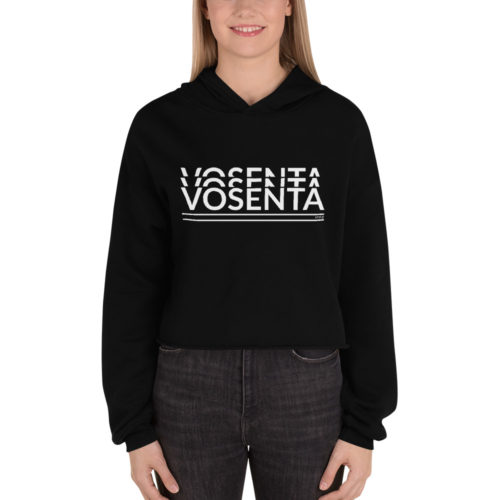 Vosenta Black Crop hoodie