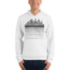 Vosenta unisex hoodie white dazzle