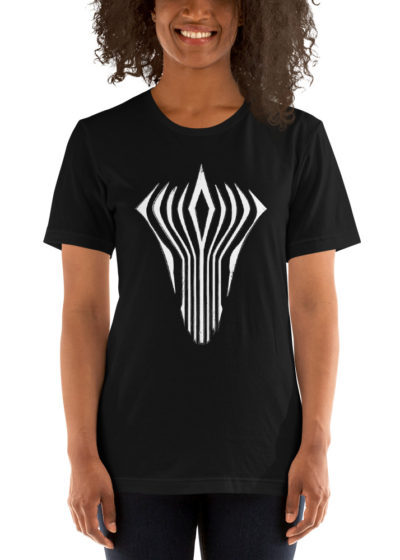 Vosenta black tshirt abstrack
