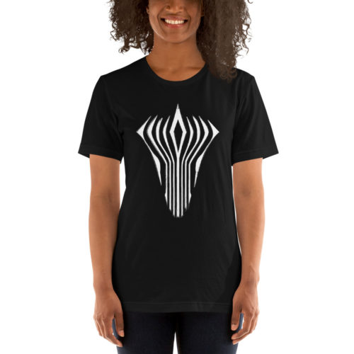 Vosenta black tshirt abstrack