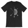Vosenta black tshirt mandala