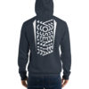 Vosenta unisex hoodie navy phi back