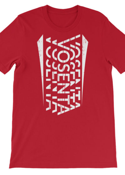 Vosenta red tshirt flat