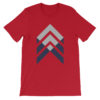 Vosenta red tshirt geometric