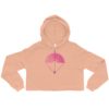crop hoodie peach color mandala