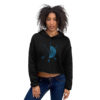 Vosenta Black Crop hoodie