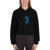 Vosenta Black Crop hoodie