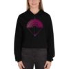 Vosenta Black Crop hoodie