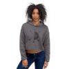 Vosenta storm Crop hoodie mandala arrow