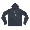 Vosenta unisex hoodie navy mandala flat