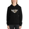 Vosenta unisex hoodie black snake