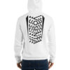 Vosenta unisex hoodie white back