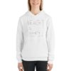 Vosenta unisex hoodie white