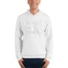 Vosenta unisex hoodie white