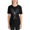 Vosenta black tshirt abstrack