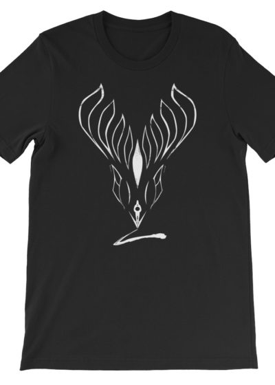 Vosenta black tshirt abstrack