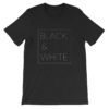 Vosenta black tshirt black & white