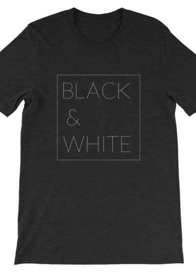 Vosenta black tshirt black & white