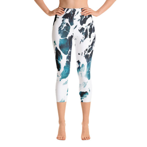 vosenta ocean wave capri leggings