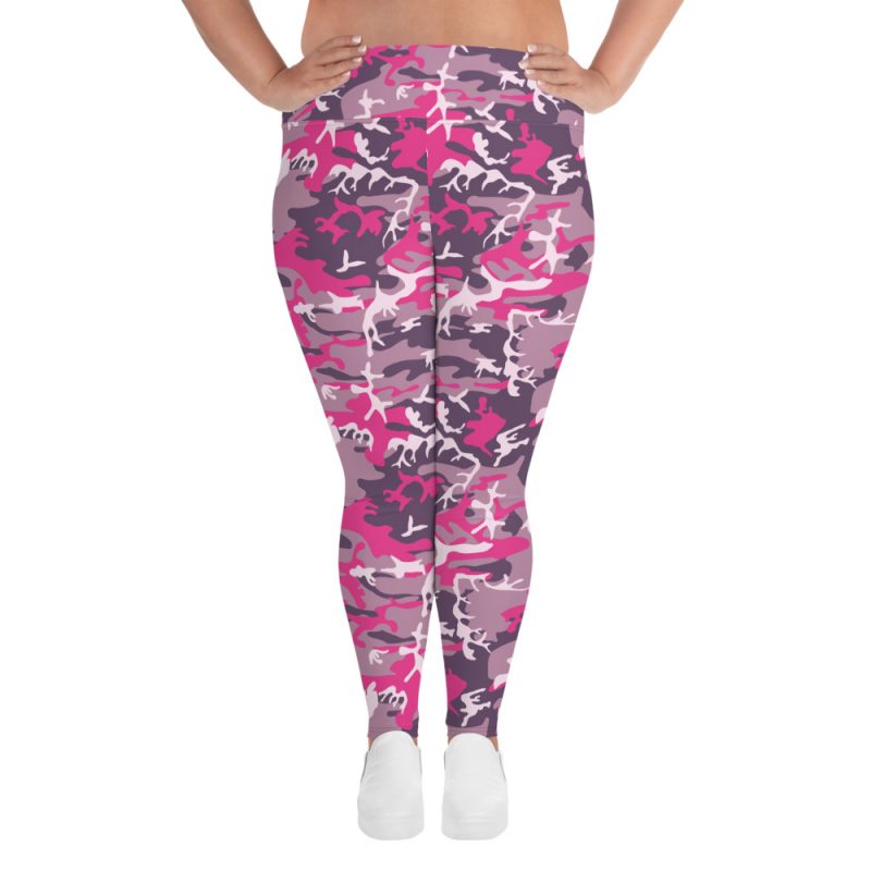 Green Plus Size Leggings - #v-line Collection ~ Vosenta ~ Official Shop