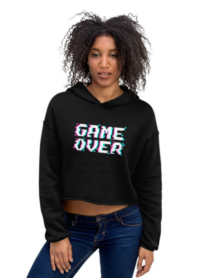 vosenta retro crop hoodie