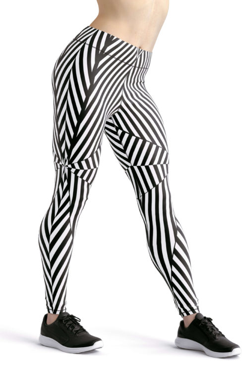 Black and White leggings (dazzle)