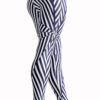 Navy and White leggings (dazzle)