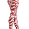 Red and White leggings (dazzle)