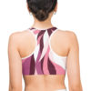 lotus print sports bra dazzle