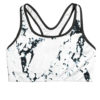marble print sports bra dazzle