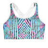 tropical sports bra dazzle