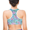 tropical sports bra dazzle