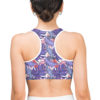 tropical print sports bra dazzle